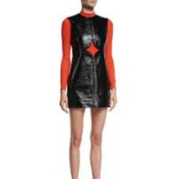 Courreges Cutout Vinyl Shift Dress - Picture 13 of 13